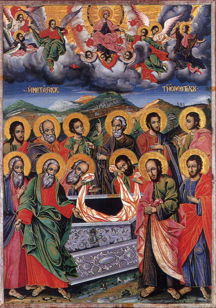 Η Μετάσταση της Θεοτόκου. Φορητή εικόνα της Ι.Μ.Μ. Βατοπαιδίου