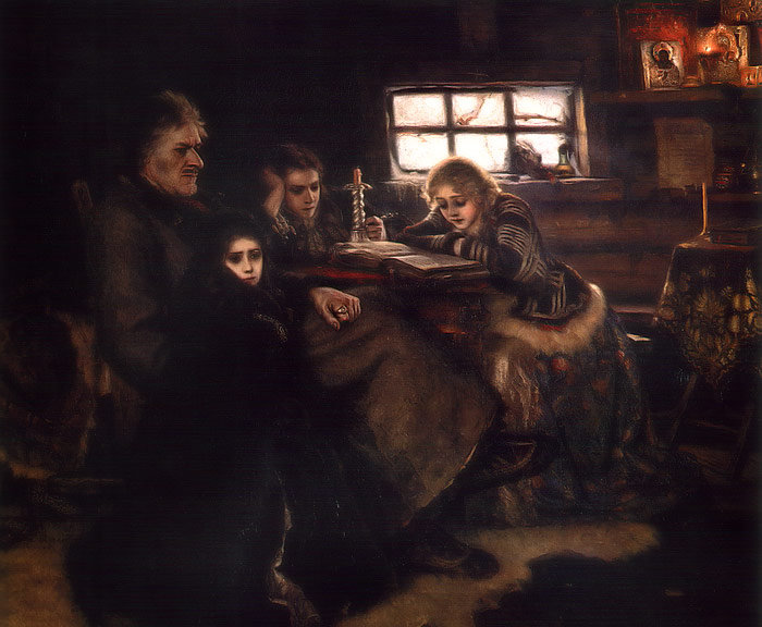 Painting of Vasily Maximov (1844-1911)